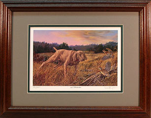 "Auf Wiedersehan" by wildlife artist Randy McGovern