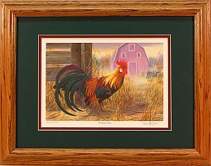 "Barnyard Boss" by wildlife artist Randy McGovern