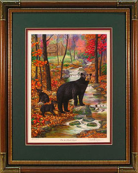 "Bearly Moving" by wildlife artist Randy McGovern
