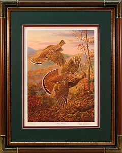 "Brown Bombers" - Ruffed Grouse by wildlife artist Randy McGovern