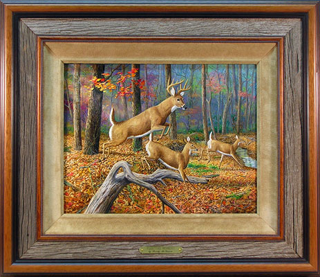 "Fleeting Moment By" by wildlife artist Randy McGovern