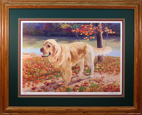 "Fun in the Sun" - Dog Print by wildlife artist Randy McGovern