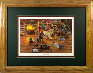 "Good Sports" - Labrador puppies by artist Randy McGovern