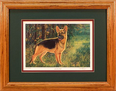 "Guardian Angel" - German Shepherd by Randy McGovern