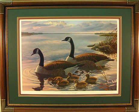 "Hideaway Heritage" - Canada Geese print by wildlife artist Randy McGovern