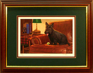 "I Rule This Couch" by wildlife artist Randy McGovern