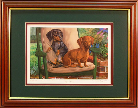 "Life Is A Breeze" - Dachschund print by wildlife artist Randy McGovern