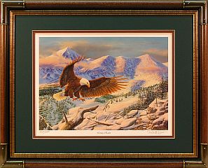 "Living Room" - Bald Eagle by wildlife artist Randy McGovern