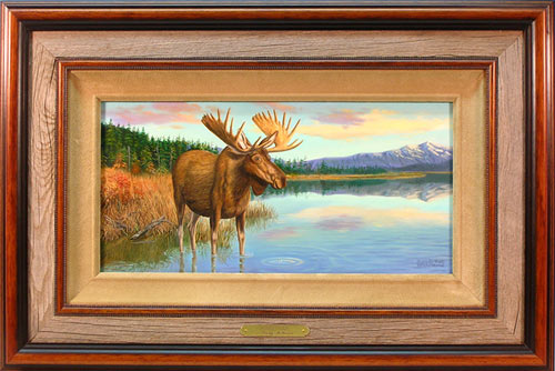 "Moosetique" by wildlife artist Randy McGovern