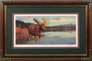 "Moosetique" - Moose by wildlife artist Randy McGovern