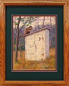 "Old Reliable" - Country Outhouse by Randy McGovern