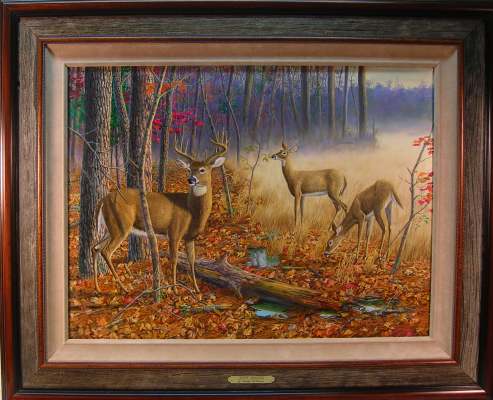 "Passing on the Buck" by wildlife artist Randy McGovern!