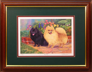 "Patio Poms" by wildlife artist Randy McGovern