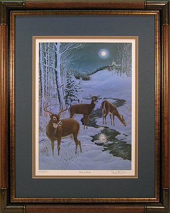 "Peace On Earth" - Whitetail Deer print by wildlife artist Randy McGovern
