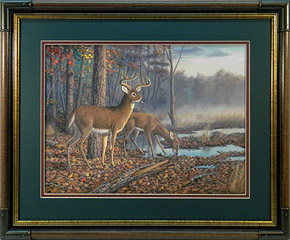 "Quiet Morning" by wildlife artist Randy McGovern