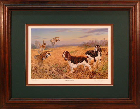 "Royal Flush" - Springer Spaniel by artist Randy McGovern