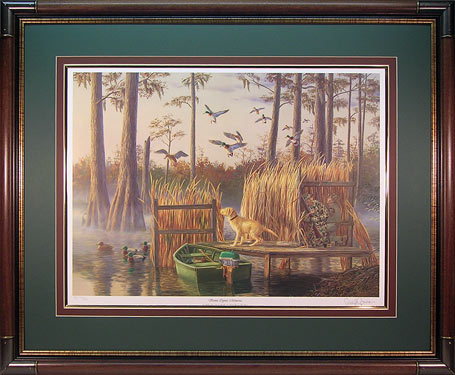 "Santee Cypress Memories" print by wildlife artist Randy McGovern