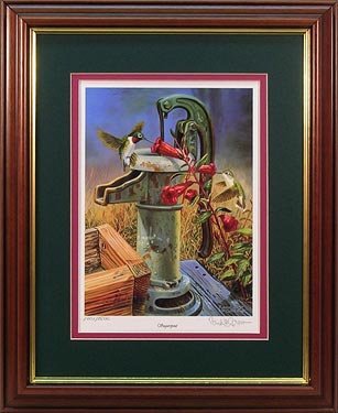 "Sugar Spout" - Hummingbird print by Wildlife Artist Randy McGovern