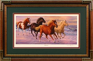 "Surfsters" - Ponies by wildlife artist Randy McGovern