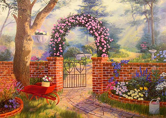 "The Rose Gate" Landscape by artist Randy McGovern