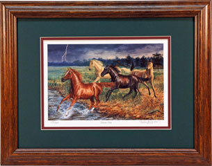 "Thunder Run" by wildlife artist Randy McGovern