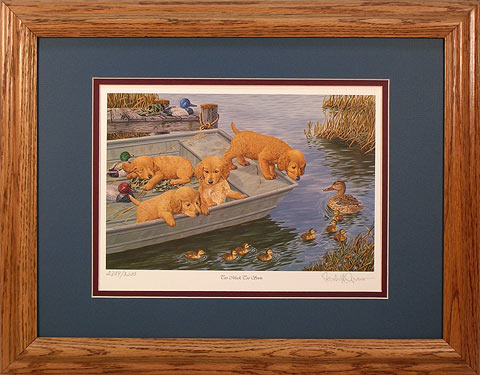 "Too Much Too Soon" - Golden Retriever print by McGovern