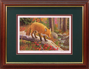 "Vantage Point" - Red Fox by wildlife artist Randy McGovern