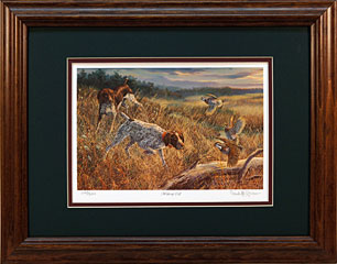 "Wake Up Call" - German Shorthair Pointer by artist Randy McGovern