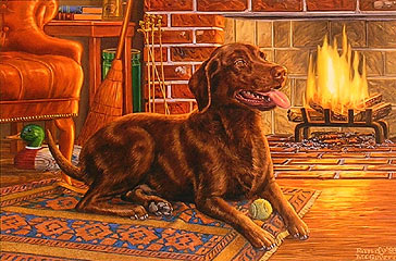 "Warm And Fuzzy" by wildlife artist Randy McGovern