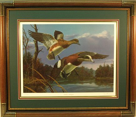 "Wind 'n Widgeons" - Widgeon print by wildlife artist Randy McGovern