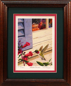 "Window Treasures" - Hummingbird by artist Randy McGovern
