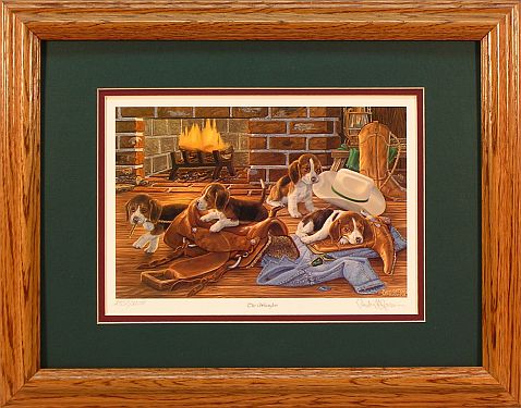 "The Wranglers" - Dog Print by wildlife artist Randy McGovern