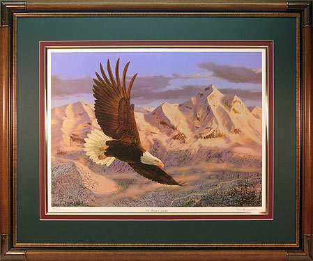 "The Height of Freedom" - Eagle Print by wildlife artist Randy McGovern