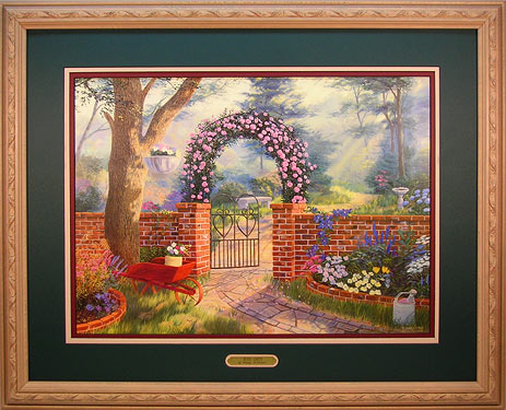 "The Rose Gate" - Landscape print by wildlife artist Randy McGovern