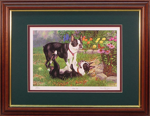 "Time Out" - Dog Print by wildlife artist Randy McGovern